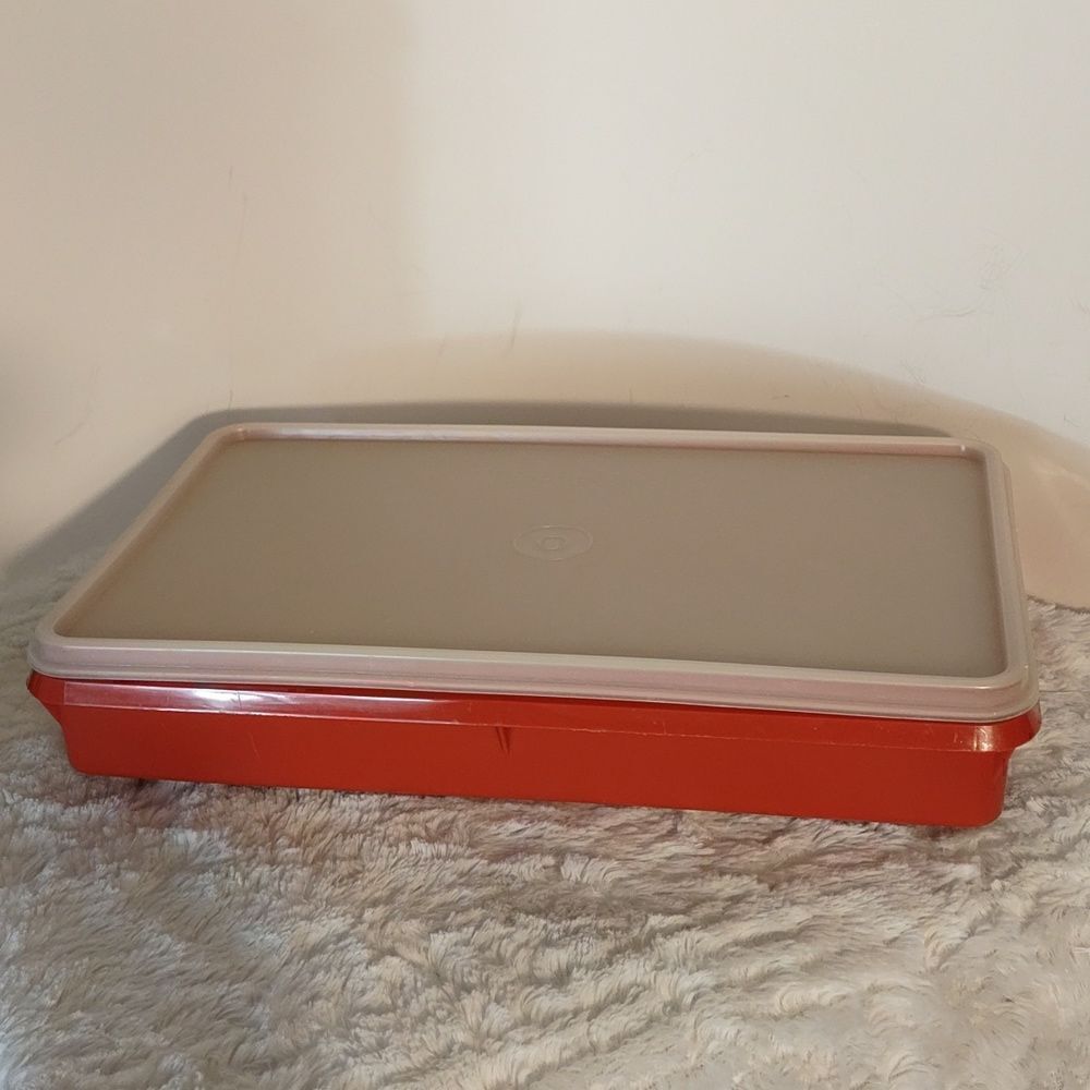 Vtg. Tupperware Rectangle Meat Storage Container